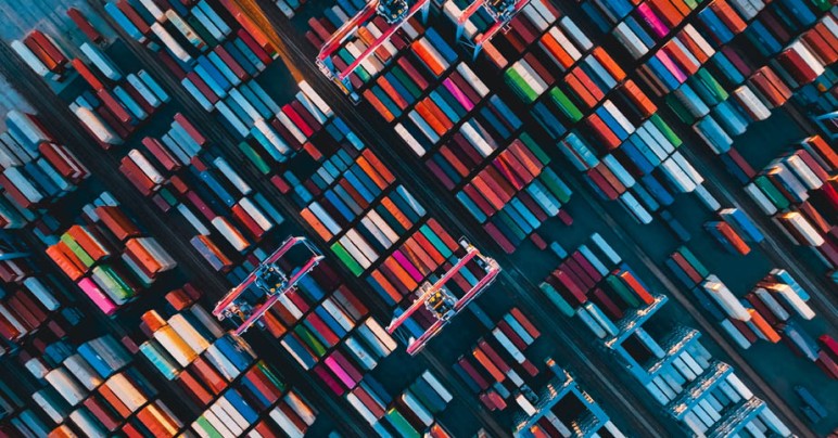 Container Terminal (Multicolored Containers)